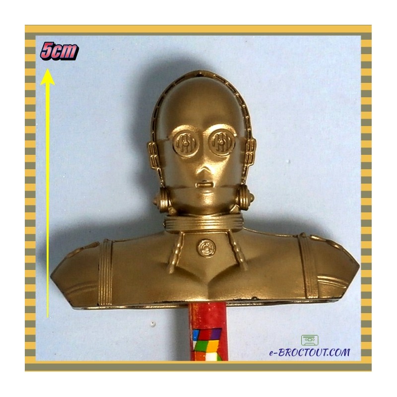 Figurine Série Star Wars - Embout De Crayon C-3PO - Chocapic 2015