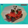 Figurine Eurodisney - 101 Dalmatiens - Pongo Dans Camion Pompier Main Street - Happy Meal - Mcdo 1992