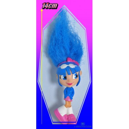 Figurine Série Trollz - Sapphire cheveux bleus - Magic box - Quick 2007