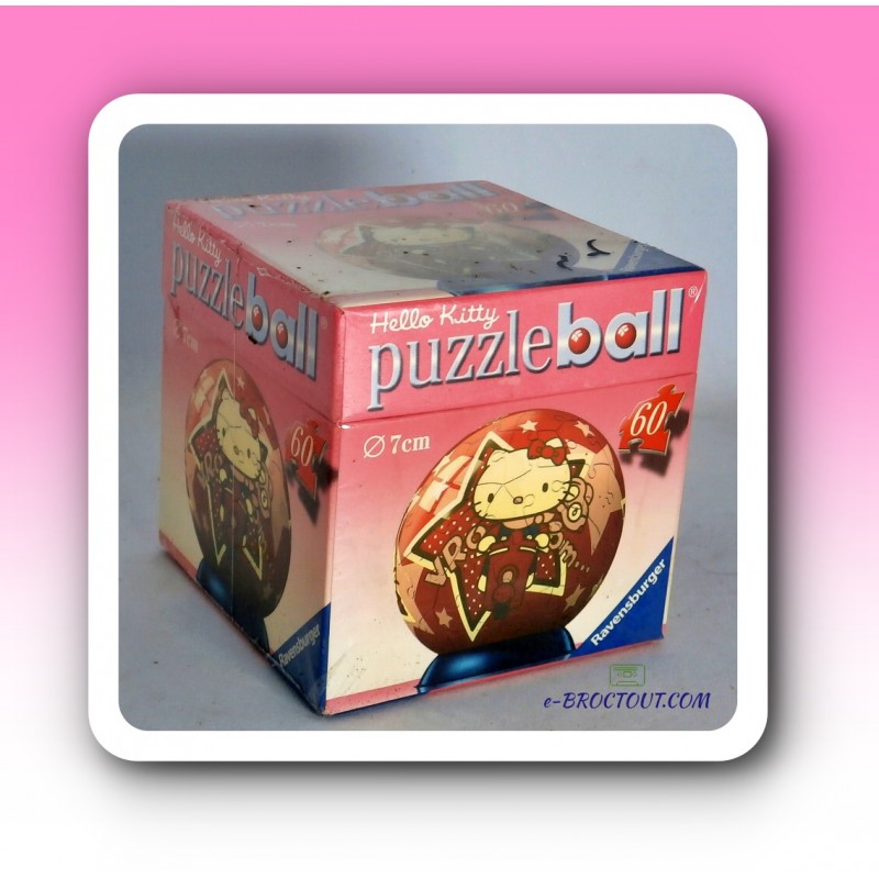 Puzzle Ball 60 Pièces - Hello Kitty Vroom