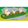 Figurine Les Animaux De La Ferme - Plaquette 3 Canards Blancs