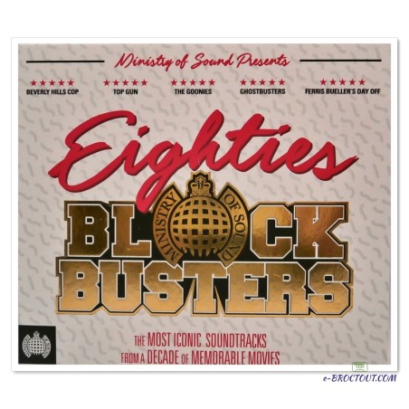 compilation ANNEES 80 BOF FILMS  : eighties block busters - 2016