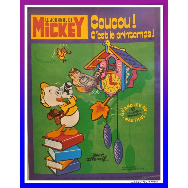 Revue LE JOURNAL DE MICKEY n°1343 - 1978