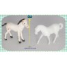 Figurine les animaux de la ferme - Lot de 02 mini chevaux