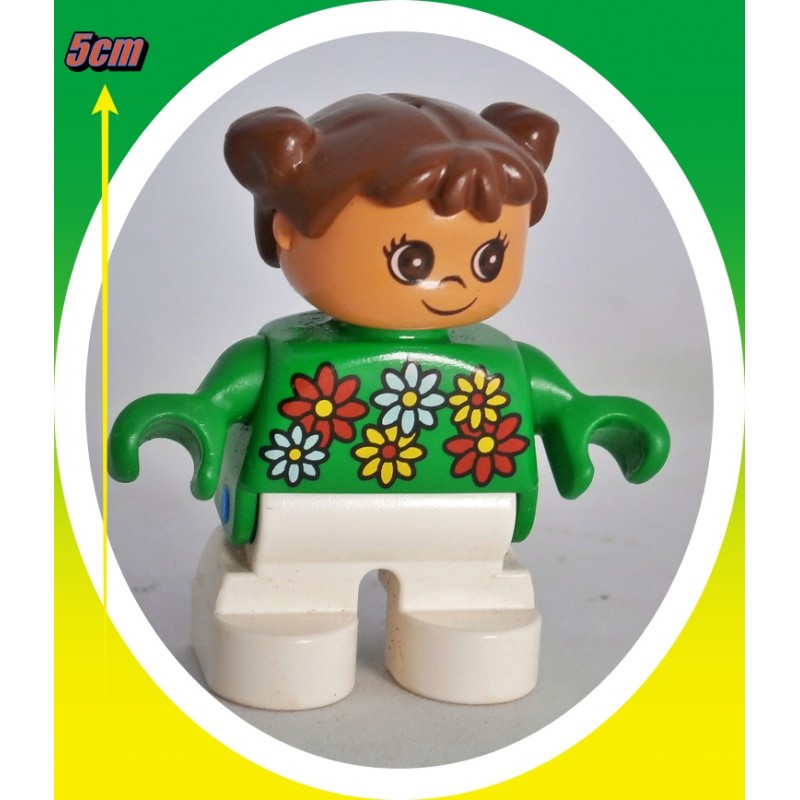 copy of Figurine duplo légo - pièce garçon socle bleu