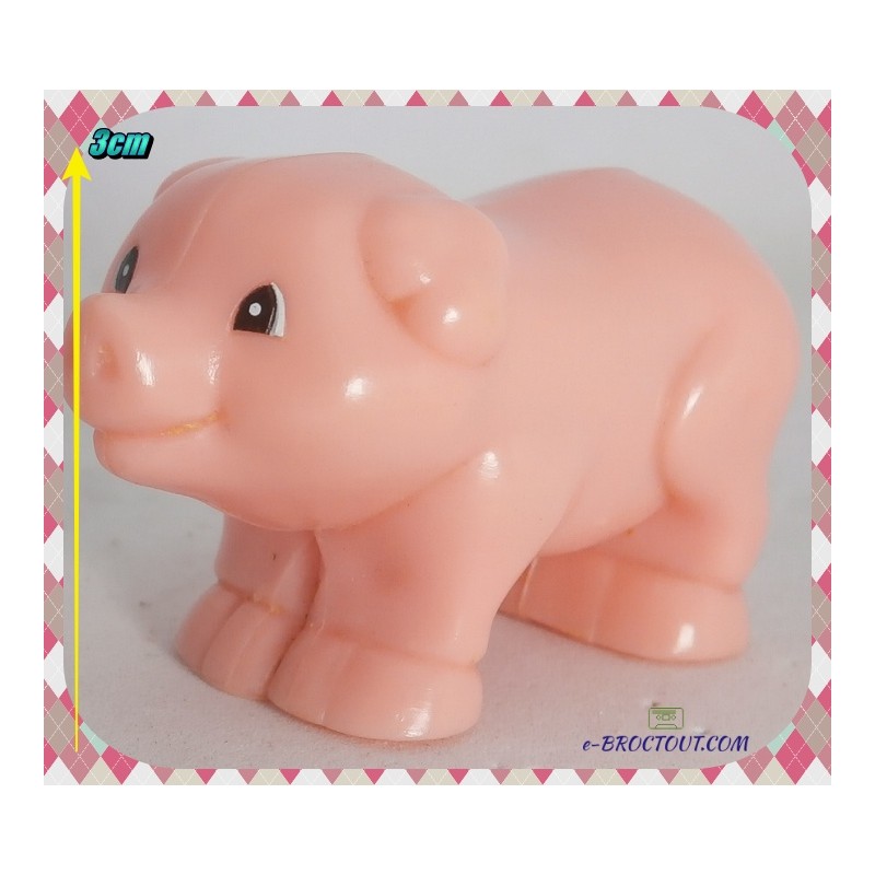 Figurine les animaux de la ferme - Cochon rose