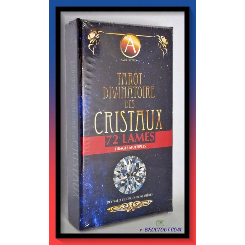 Tarot Divinatoire Des Cristaux - 72 Lames - Tirages Multiples