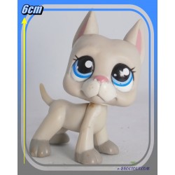 copy of Figurine Série Littlest PetShop - petit chien bulldog marron - 2007