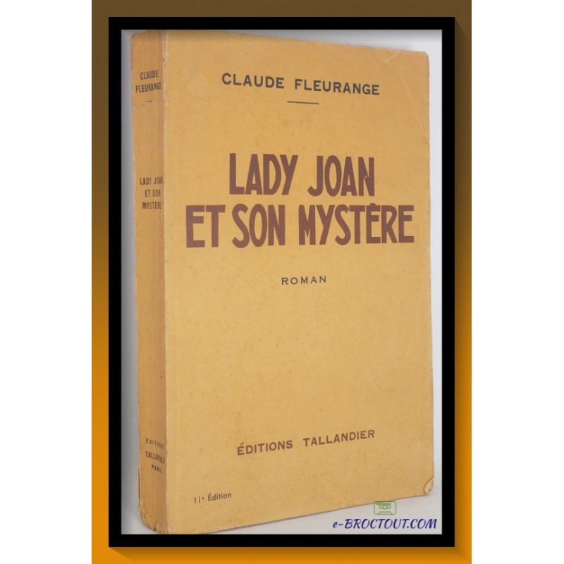 Claude FLEURANGE : Lady Joan et son mystère