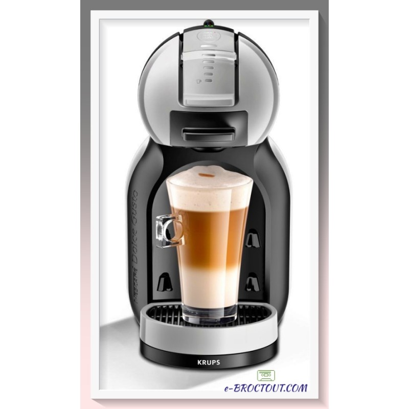 Machine à café Krups Nescafé Dolce Gusto Mini Me YY3888FD - 15 bar - gris arctique/noir