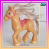 Figurine les animaux de la ferme - petit poney selle rose