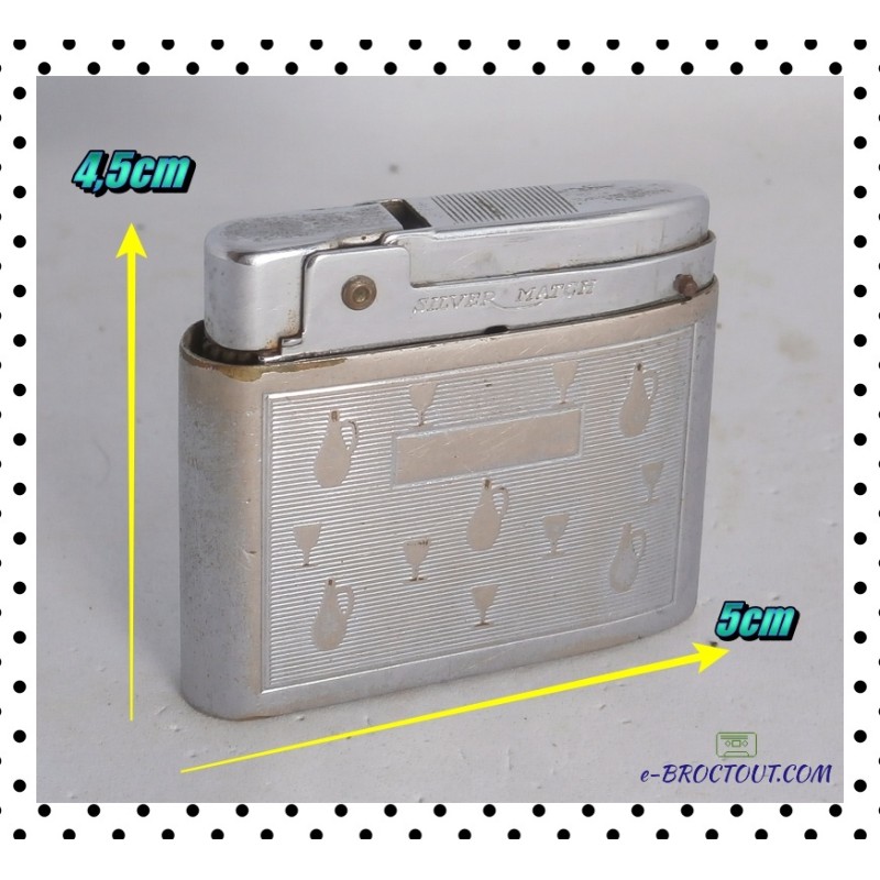 Briquet Silver Match - Années 60