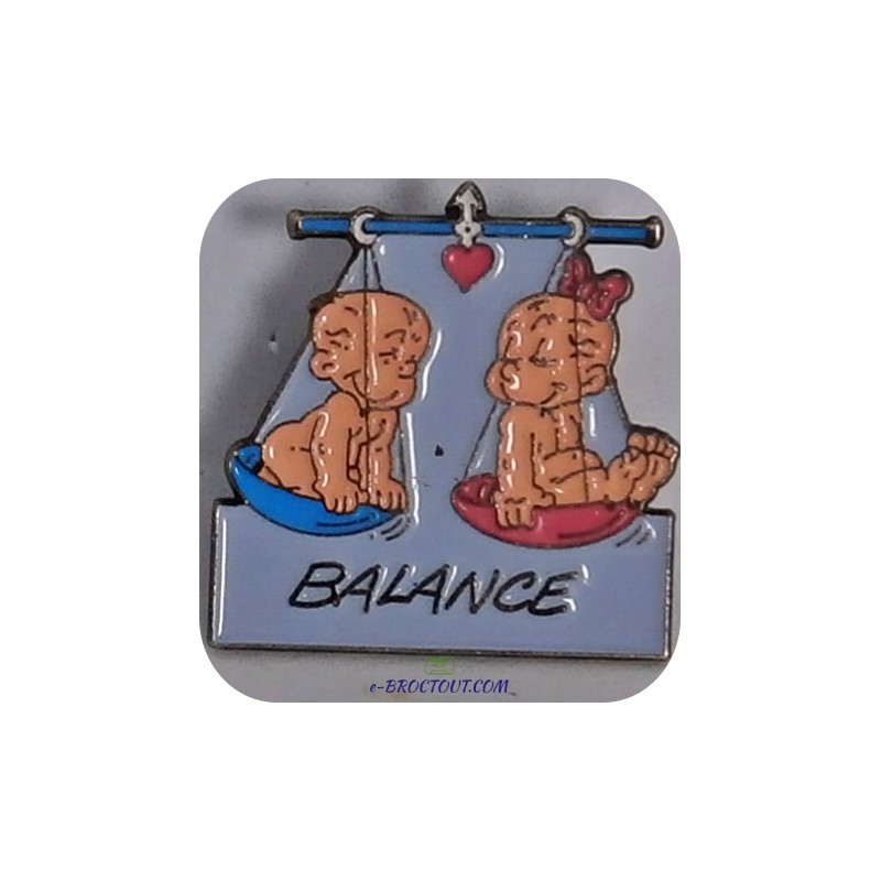 Pin's Série Les signes du zodiaque - Balance