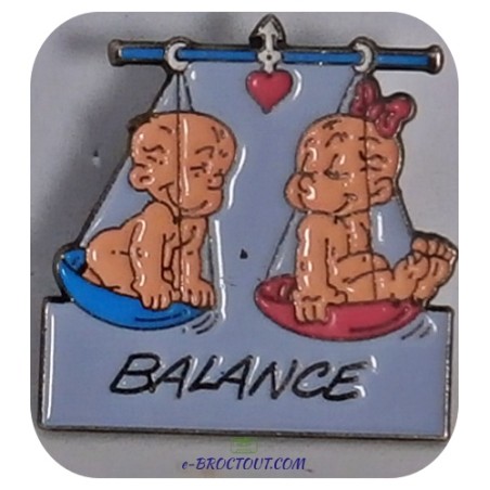 Pin's Série Les signes du zodiaque - Balance