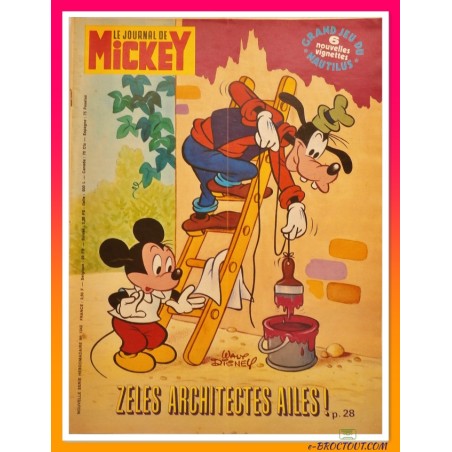 Revue LE JOURNAL DE MICKEY n°1342 - Zélès architectes ailés