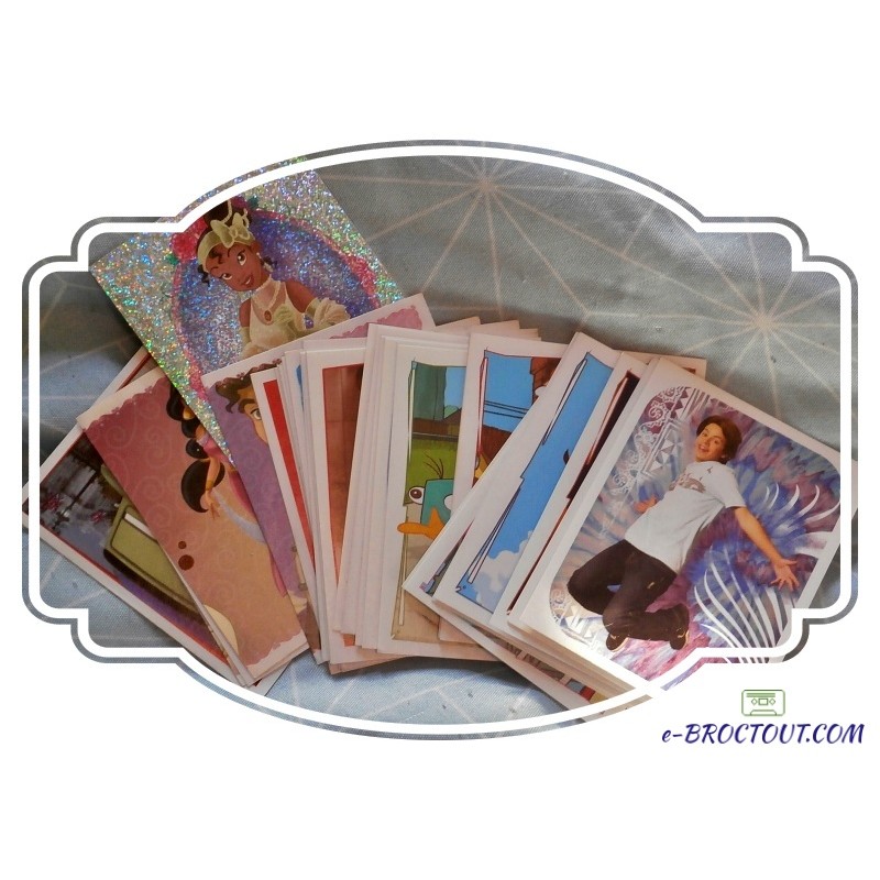 Lot De 35 Autocollants Stickers Panini - Un Monde Magique Disney - Carrefour 2011