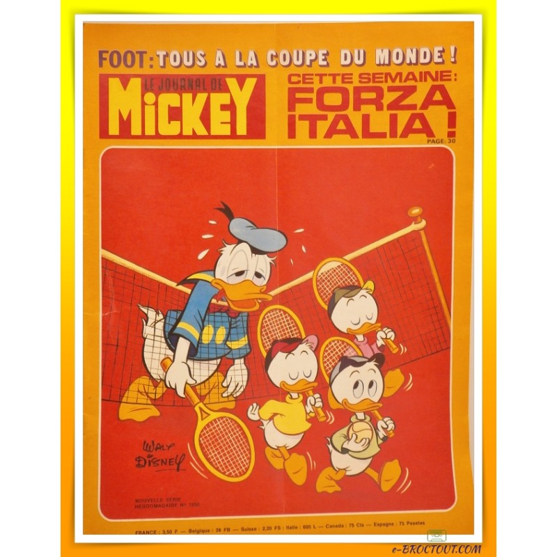 copy of Revue LE JOURNAL DE MICKEY n°1343 - 1978