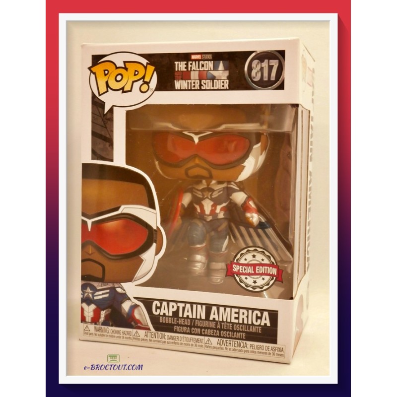 Figurine POP : Falcon et le soldat de l'hiver - Captain America - 2021