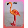 Figurine flamant rose