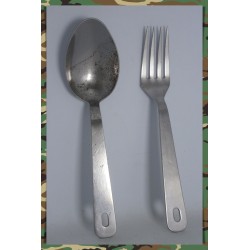 fourchette et cuillère militaire
