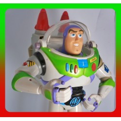 Figurine Série Toy Story - Buzz L'éclair Avec Son Pistolet Lance Missiles - Hasbro 2001