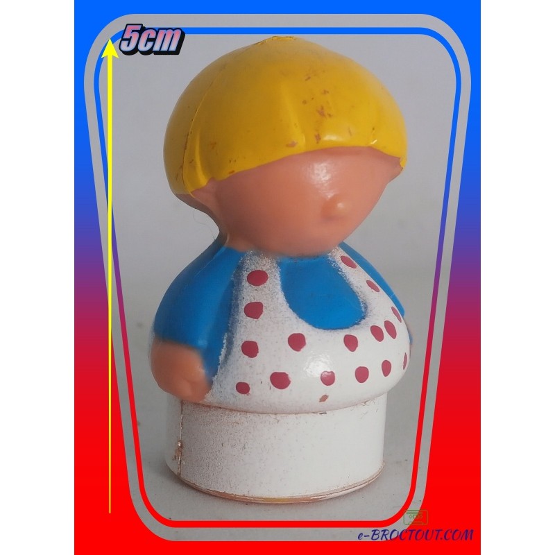 copy of Figurine duplo légo - pièce garçon socle bleu