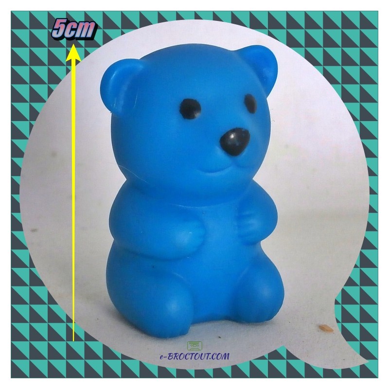 Figurine les animaux sauvages - Ours bleu assis - 5cm