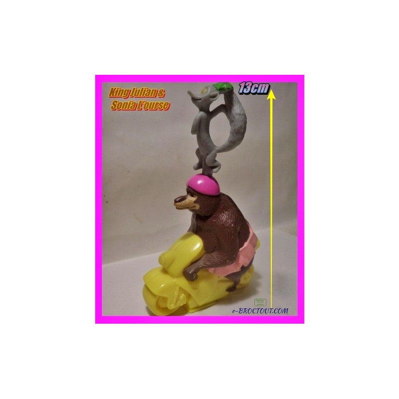 copy of figurine Série Madagascar 3 (Bons baisers d'Europe) - gloria l'hippopotame - happy meal - mcdo 2012