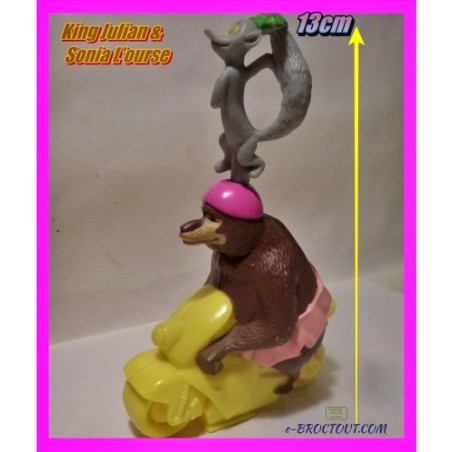 copy of figurine Série Madagascar 3 (Bons baisers d'Europe) - gloria l'hippopotame - happy meal - mcdo 2012