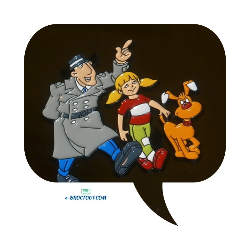 Pins Série Inspecteur Gadget - Sophie, Finot et Inspecteur Gadget