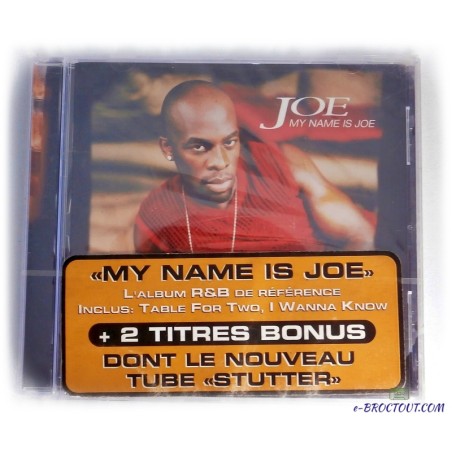 JOE : My name is Joe