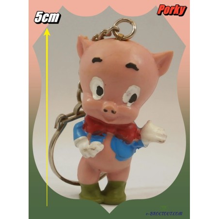 Porte clés LOONEY TUNES - Porky le cochon