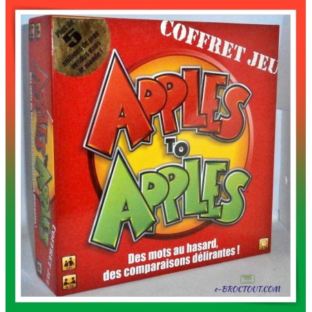 Coffret jeu Apples To Apples - Des mots au hasard, des comparaisons délirantes