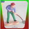 Figurine diorama - Figurine ouvrier - jardinier