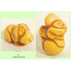 Kinder Double Face - K00-131 : Chien & Lapin - 1999