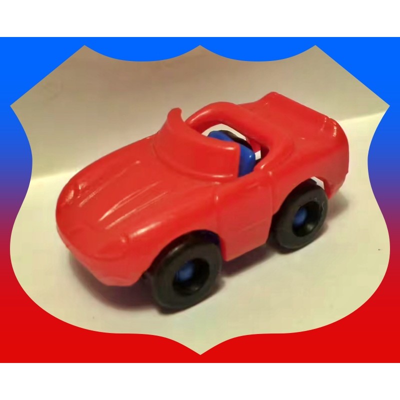 Kinder Les Voitures - Porsche Rouge Et Bleue - 1979