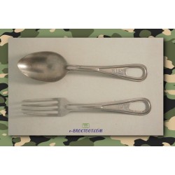 Cuillère & Fourchette US Période Seconde Guerre Mondiale - Silco