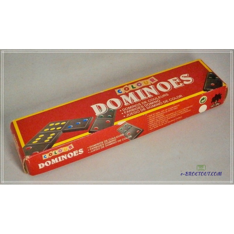 Jeu de société - Dominos couleurs