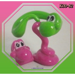 Kinder Les Serpents - K00-82 : Serpents Rose Et Vert - 1999
