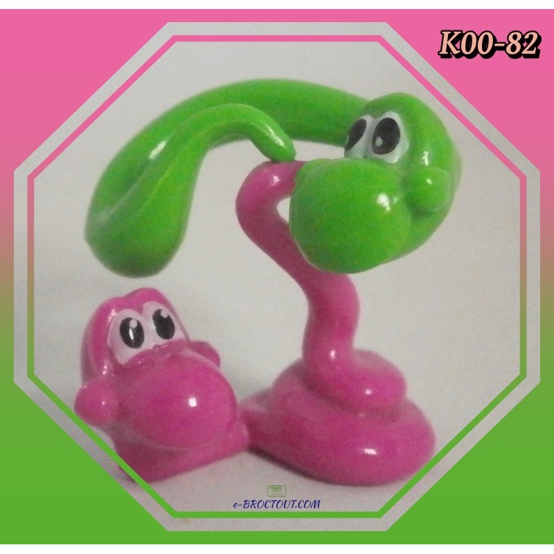 Kinder Les Serpents - K00-82 : Serpents Rose Et Vert - 1999
