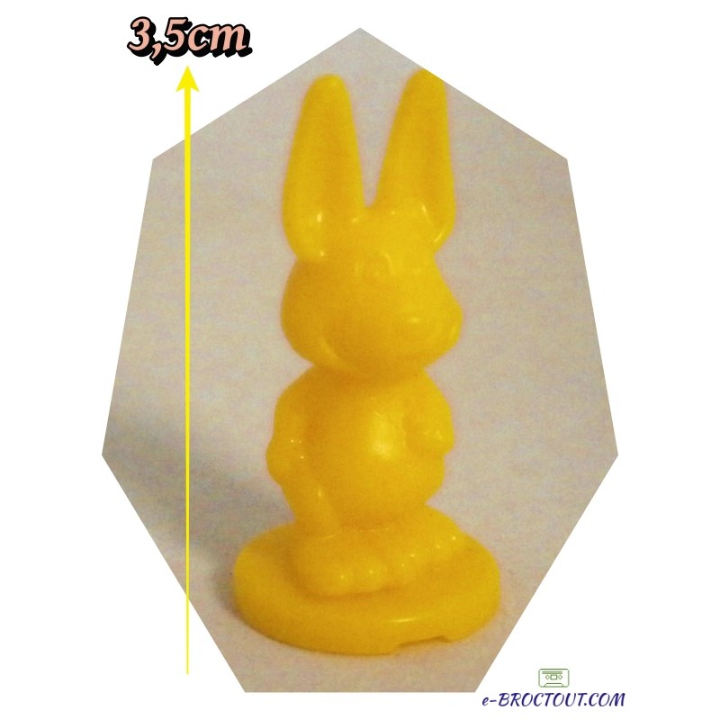 Pièce De Rechange - Jeu De Société Croque Carotte - Figurine Lapin Jaune - Ravensburger 1999