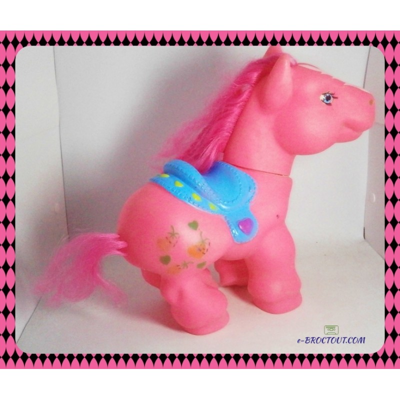 Jouet poney rose - 26cm