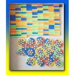 Jeu de construction aimant - bâtons magnétiques - zhijia Witka - 380 pièce