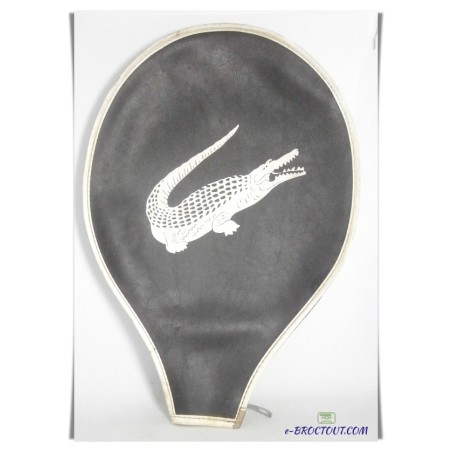 Housse de Raquette De Tennis - Crocodile - Vintage Années 80