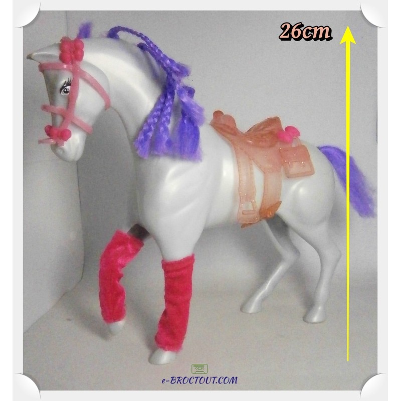 Série Barbie - Cheval Crinière violette - 2002