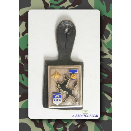 Insigne Militaire - Pucelle 49eme Régiment du Train - 1989