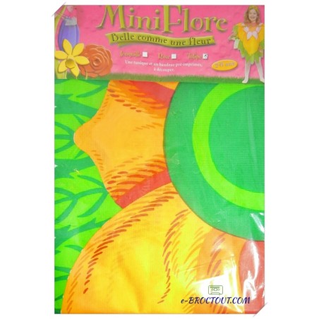 Déguisement enfant - Tunique fleur tulipe - 2 à 6 ans