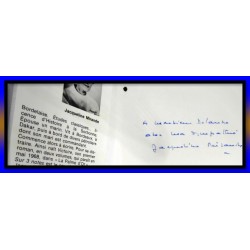 Jacqueline MIRANDE : Sur trois note - Dédicacé par son auteur