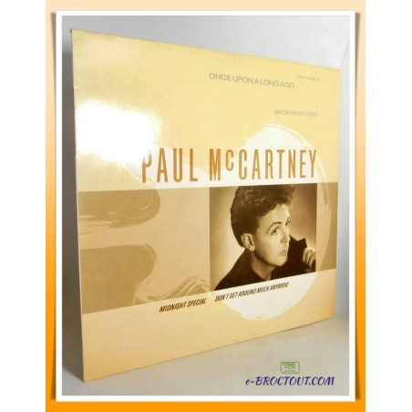 Paul McCARTNEY : Once upon a long ago - Back on my feet - Midnight special - Don't get around much anymore - Maxi 45t