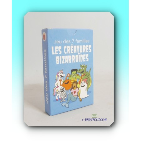 Série Jeu Des 7 Familles : Les Créatures Bizarroides - Happy Meal - Mcdo 2025